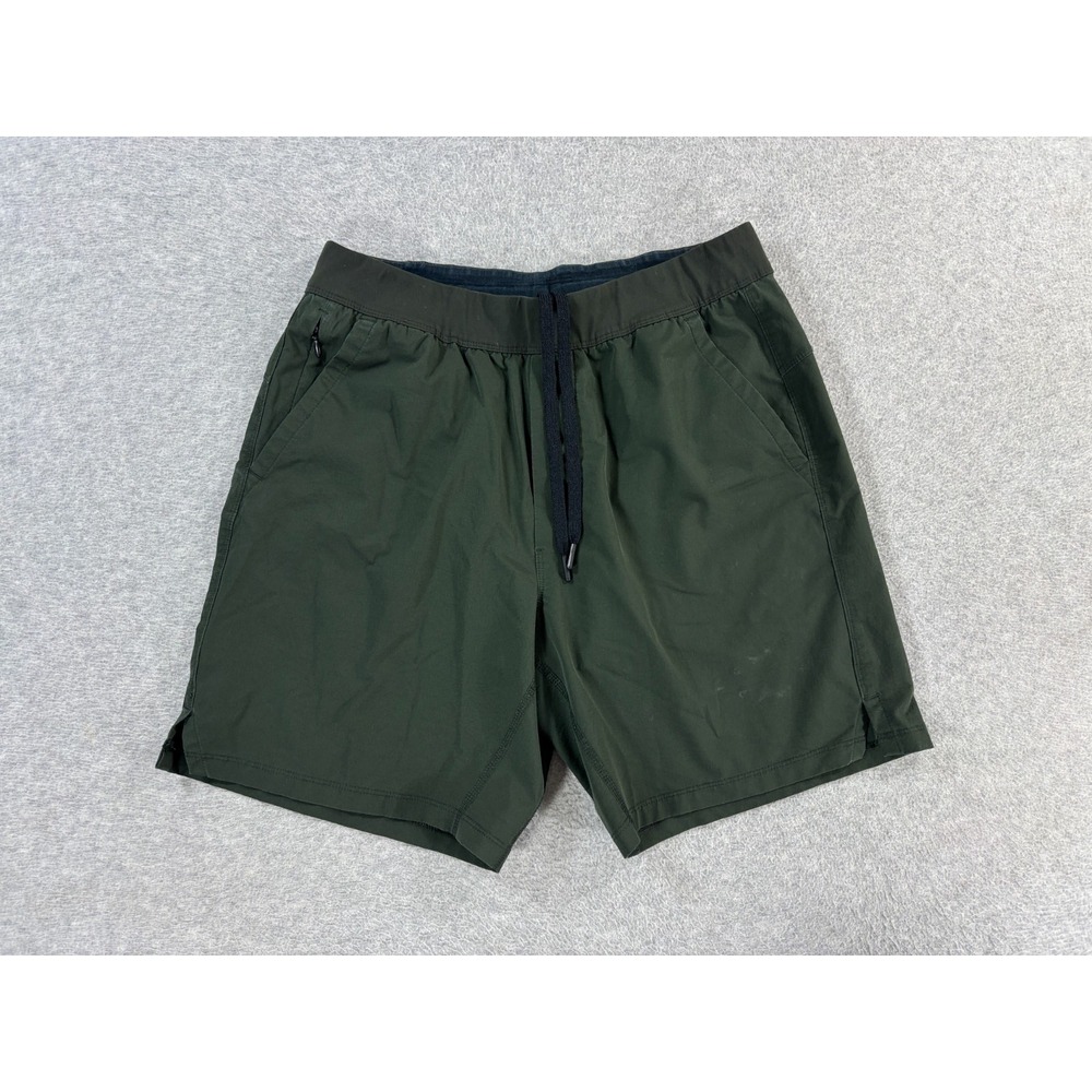 Public Rec FLEX Athletic Training Running Shorts‎ (Men's 32) Green - 7"